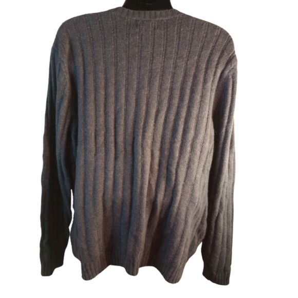 Eddie Bauer Men's Size XLarge Angora Blend Cable Knit Sweater - Picture 2 of 5